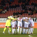 La ronde des joueurs du FC Sion lors du match contre Servette